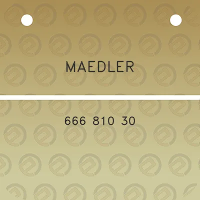 maedler-666-810-30