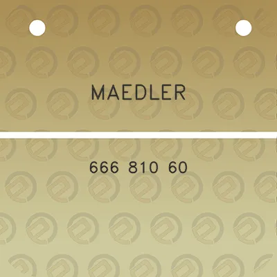 maedler-666-810-60