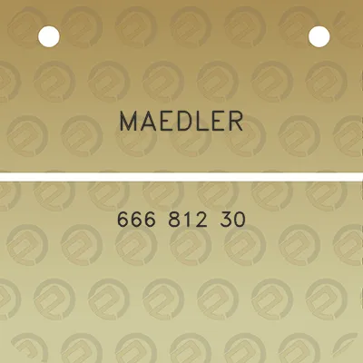 maedler-666-812-30