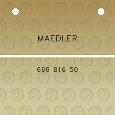 maedler-666-816-50