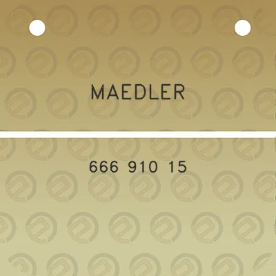 maedler-666-910-15