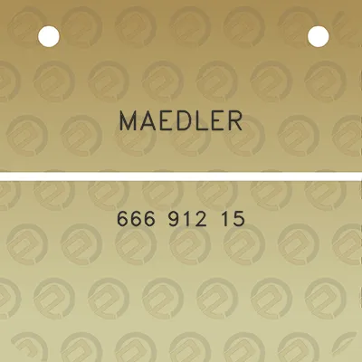 maedler-666-912-15