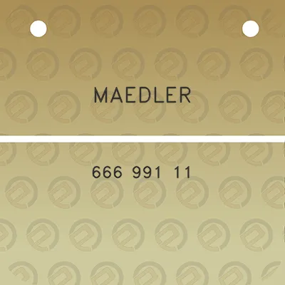 maedler-666-991-11