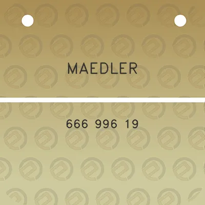 maedler-666-996-19