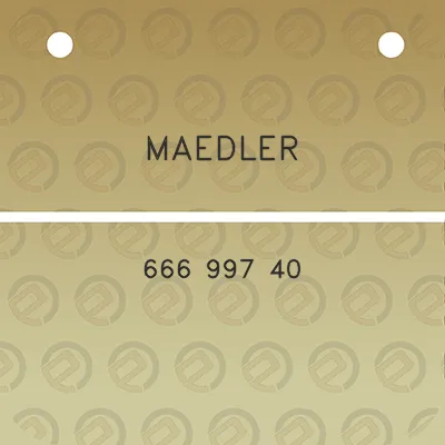 maedler-666-997-40