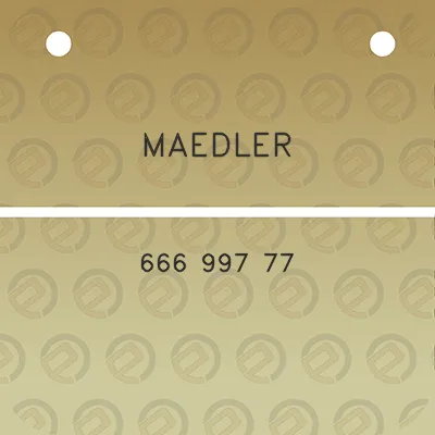 maedler-666-997-77