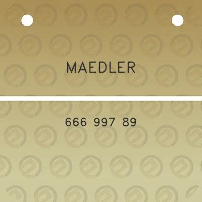 maedler-666-997-89