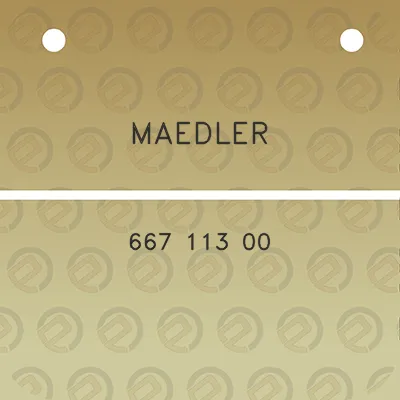 maedler-667-113-00