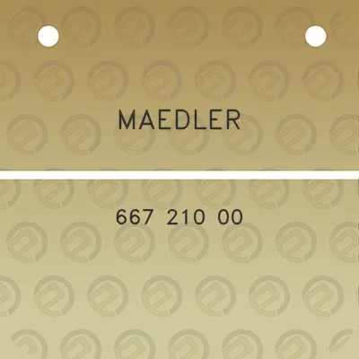 maedler-667-210-00