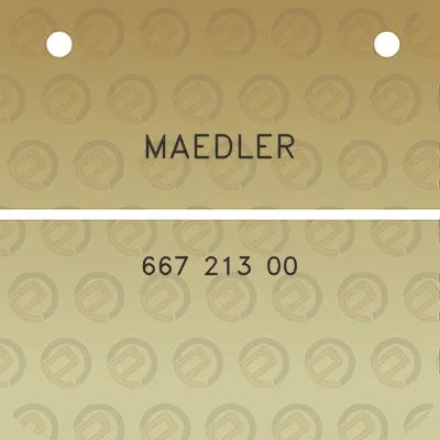 maedler-667-213-00