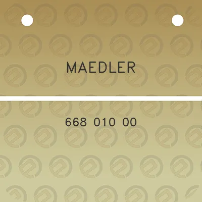 maedler-668-010-00