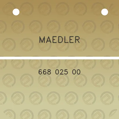 maedler-668-025-00