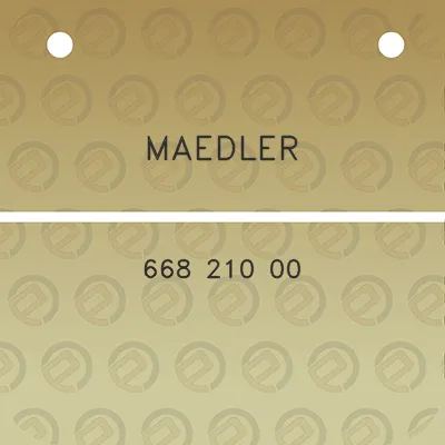 maedler-668-210-00