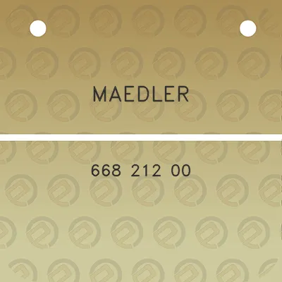 maedler-668-212-00