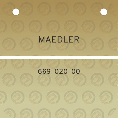 maedler-669-020-00