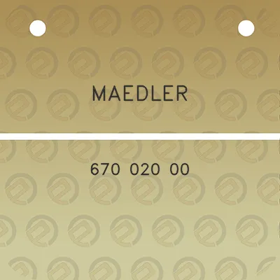 maedler-670-020-00