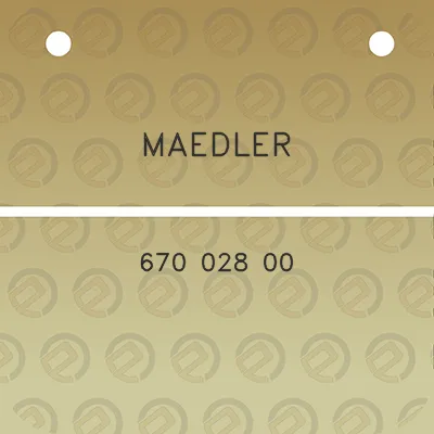 maedler-670-028-00