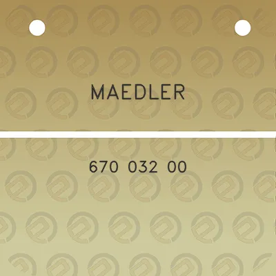 maedler-670-032-00