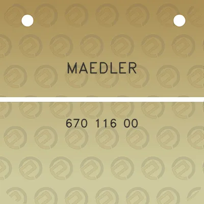 maedler-670-116-00