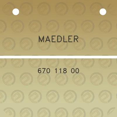 maedler-670-118-00