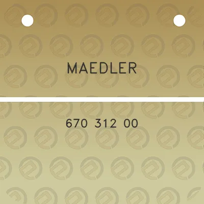 maedler-670-312-00