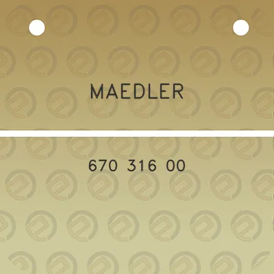 maedler-670-316-00
