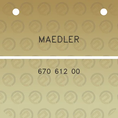 maedler-670-612-00