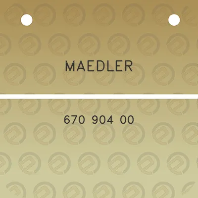 maedler-670-904-00