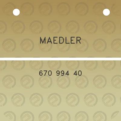 maedler-670-994-40