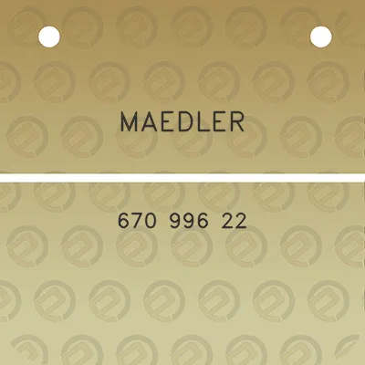 maedler-670-996-22