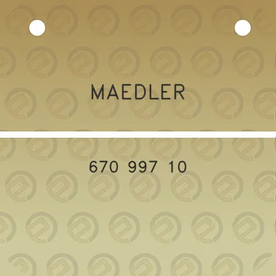 maedler-670-997-10