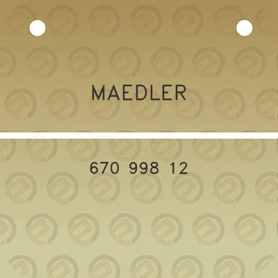 maedler-670-998-12