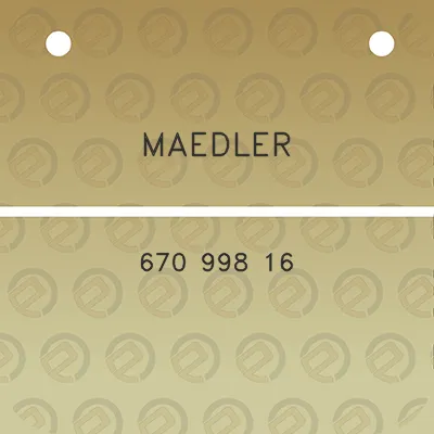 maedler-670-998-16