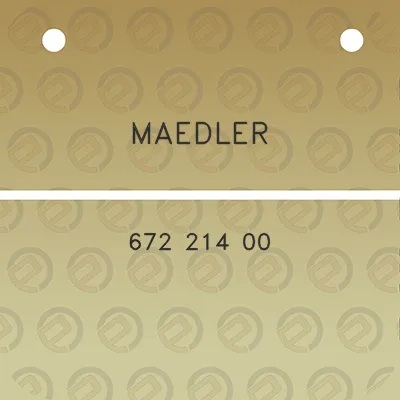 maedler-672-214-00