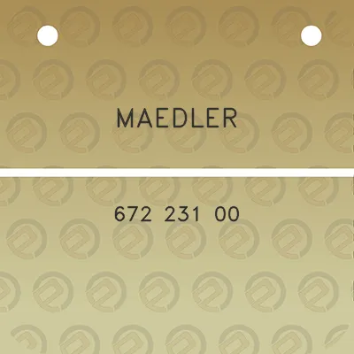 maedler-672-231-00