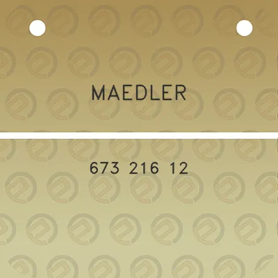 maedler-673-216-12