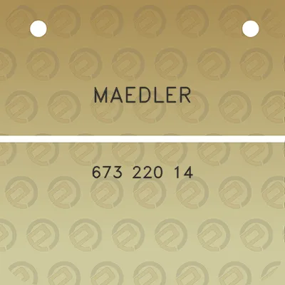 maedler-673-220-14