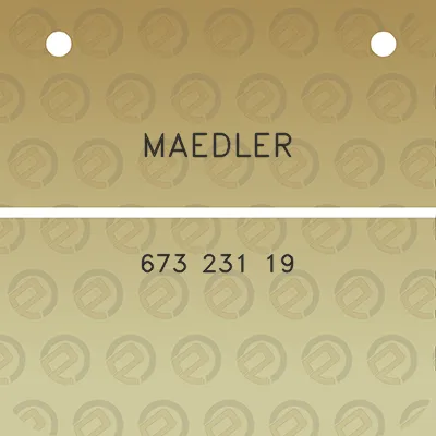 maedler-673-231-19