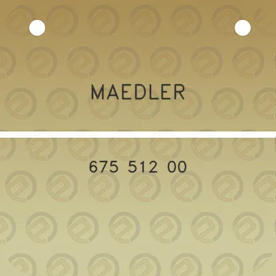 maedler-675-512-00