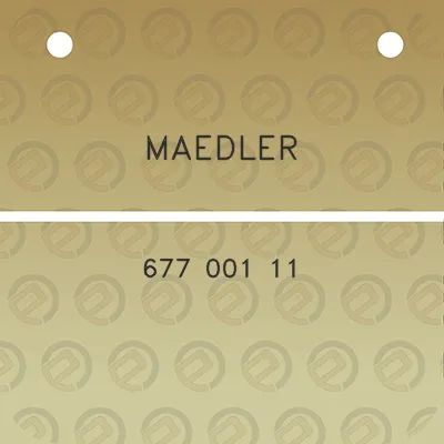 maedler-677-001-11