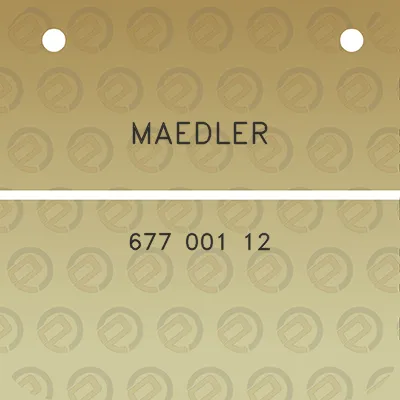 maedler-677-001-12