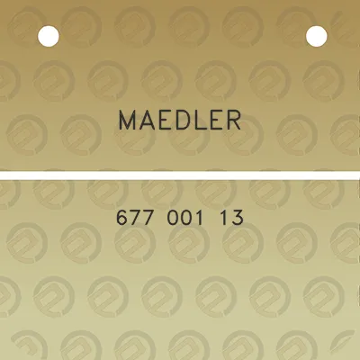 maedler-677-001-13