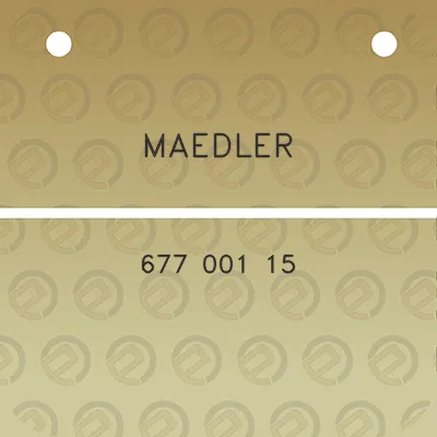 maedler-677-001-15