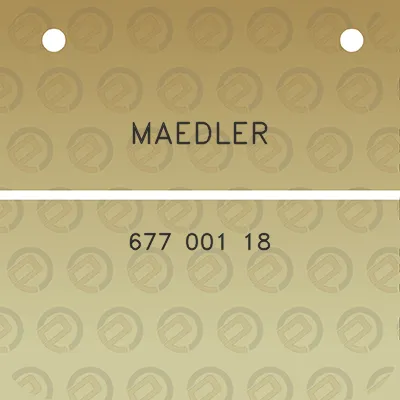 maedler-677-001-18