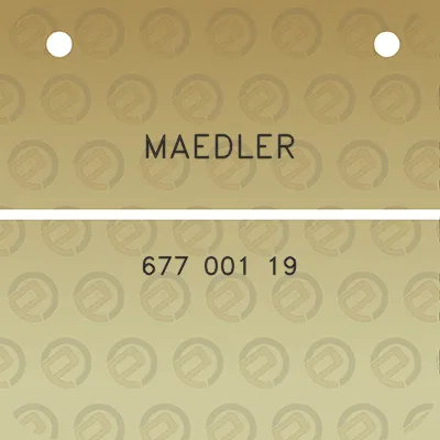 maedler-677-001-19