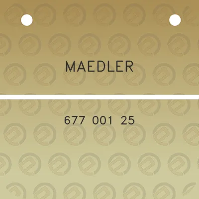 maedler-677-001-25