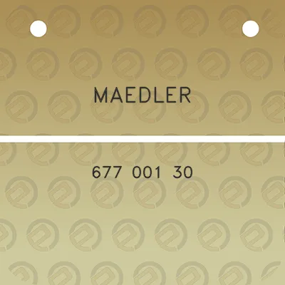 maedler-677-001-30