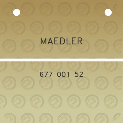 maedler-677-001-52