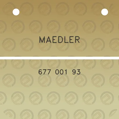 maedler-677-001-93