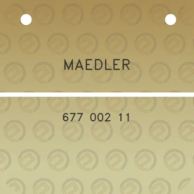 maedler-677-002-11